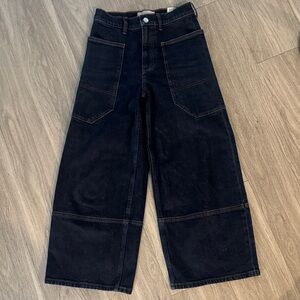 Everlane Women's The Way High Gardener Cropped Jeans size 25 Dark wash